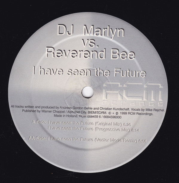 DJ Marlyn vs. Reverend Bee : I Have Seen The Future (12")