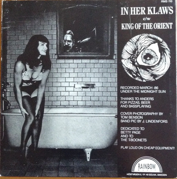 Capt. Future And The Zapguns : In Her Klaws (7")