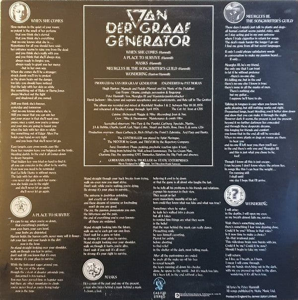 Van Der Graaf Generator : World Record (LP, Album, RP)