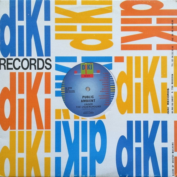 Public Ambient : Under The Underground (12")