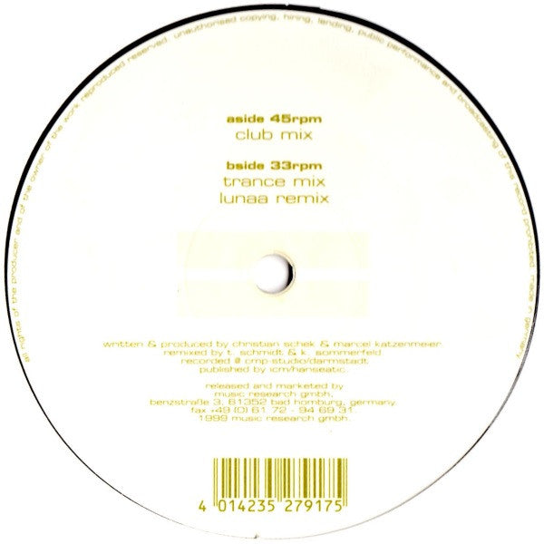 Spiritual Energy : The Sun, The Universe (12")