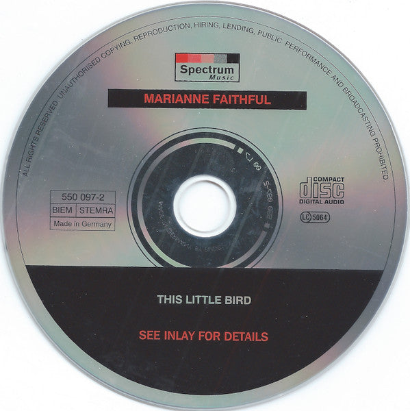 Marianne Faithfull : This Little Bird (CD, Comp)