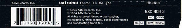 Extreme (2) : There Is No God (CD, Single)