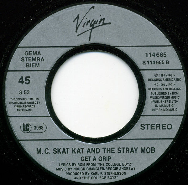 MC Skat Kat And The Stray Mob : Skat Strut (7", Single)