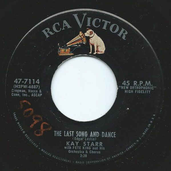 Kay Starr : Help Me / The Last Song And Dance (7")
