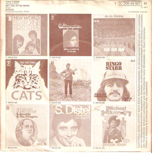 Eagles : Take It Easy (7")