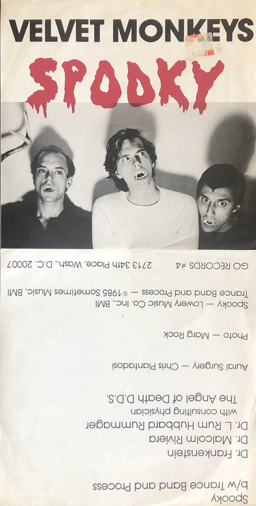 The Velvet Monkeys : Spooky (7", Single)
