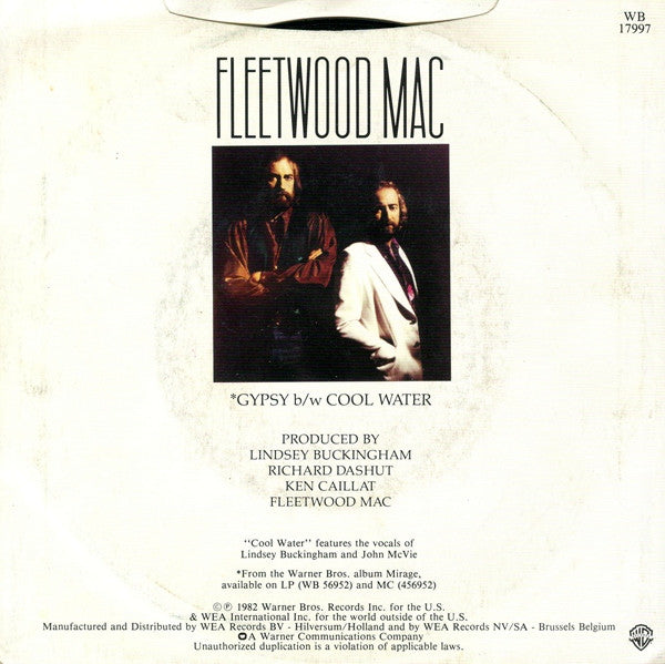 Fleetwood Mac : Gypsy (7", Single)