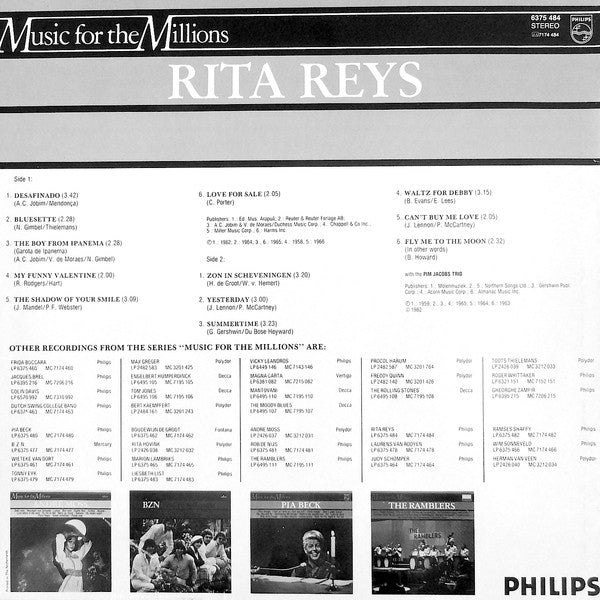 Rita Reys : Rita Reys (LP, Comp)