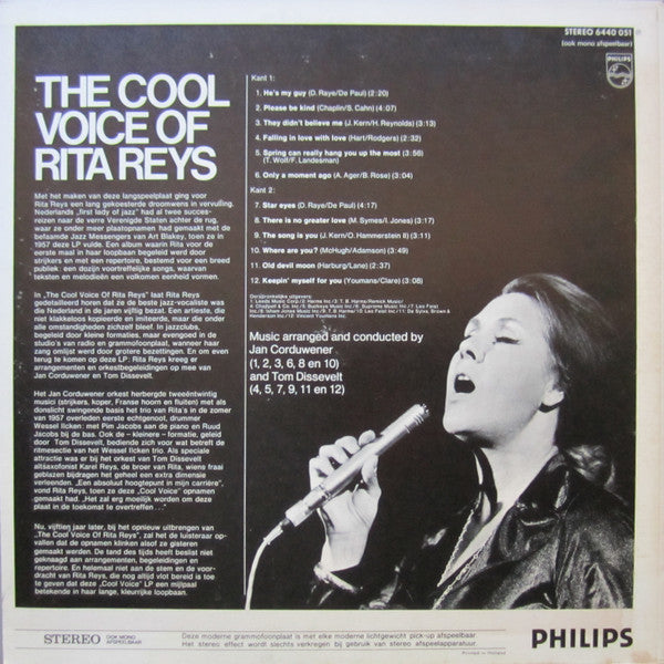 Rita Reys : The Cool Voice Of Rita Reys (LP, RE)