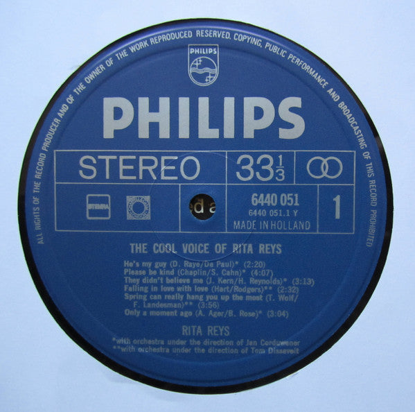 Rita Reys : The Cool Voice Of Rita Reys (LP, RE)