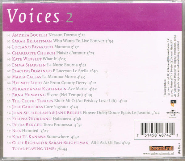 Various : Voices 2 (CD, Comp)