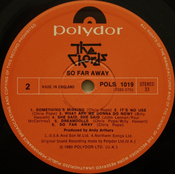 The Chords (2) : So Far Away (LP, Album)