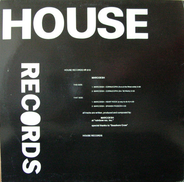 Marcoesh : Cornucopia (12")