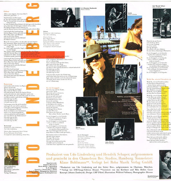 Udo Lindenberg : Bunte Republik Deutschland (LP, Album)