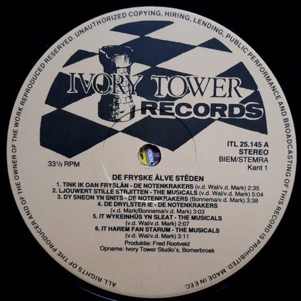 The Musicals & De Notenkrakers : de Fryske Âlve Stêden (LP)