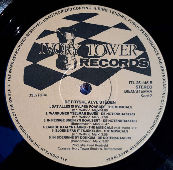 The Musicals & De Notenkrakers : de Fryske Âlve Stêden (LP)