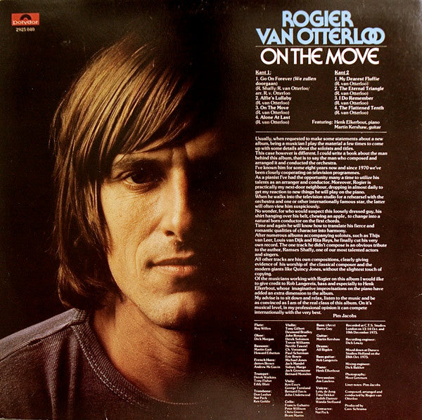Rogier Van Otterloo : On The Move (LP, Album)