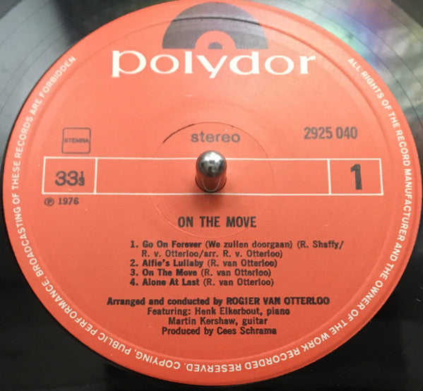 Rogier Van Otterloo : On The Move (LP, Album)