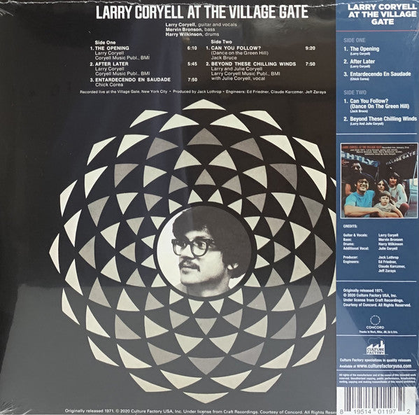 Larry Coryell : At The Village Gate (LP, Album, RSD, RE, Blu)