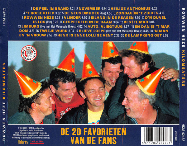 Rowwen Hèze : Kilomeaters ('t Beste Van 20 Joar) (CD, Comp)