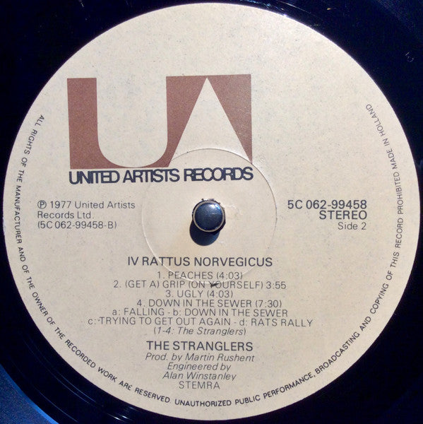 The Stranglers : IV Rattus Norvegicus (LP, Album)