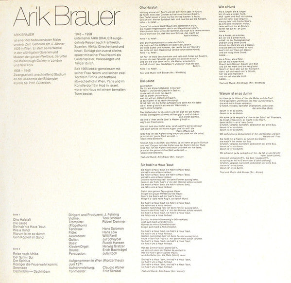Arik Brauer : Arik Brauer (LP, Album)