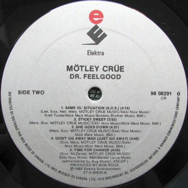 Mötley Crüe : Dr. Feelgood (LP, Album)