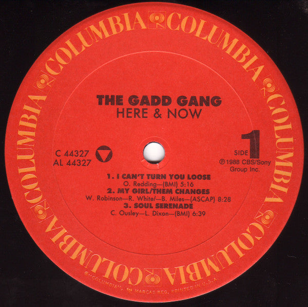 The Gadd Gang : Here & Now (LP, Album)