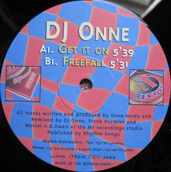 DJ Onne : Get It On (12")