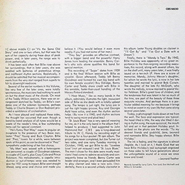 Billie Holiday : The Billie Holiday Story Volume III (2xLP, Album, Comp, Ora)