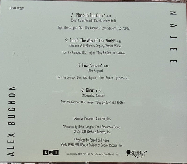 Alex Bugnon And Najee : Alex Bugnon And Najee (CD, EP, Promo)