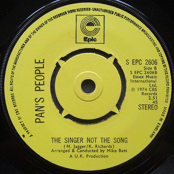 Pan's People : You Can Really Rock And Roll Me (7", Single, 4-P)