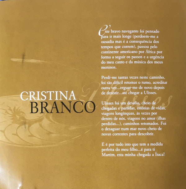 Cristina Branco : Ulisses (CD, Album)