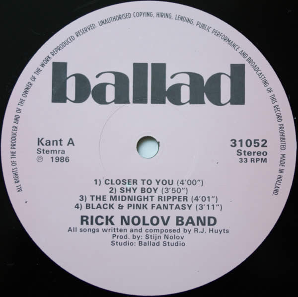 Rick Nolov : Timboektoe (And Other Places) (LP)