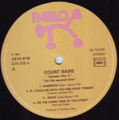 Count Basie / Kansas City 3 : For The Second Time (LP, Album)