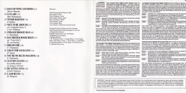 Toots Thielemans : Live (CD, Comp, RM)