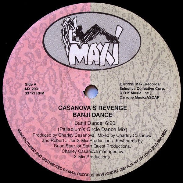 Casanova's Revenge : Banji Dance (12")