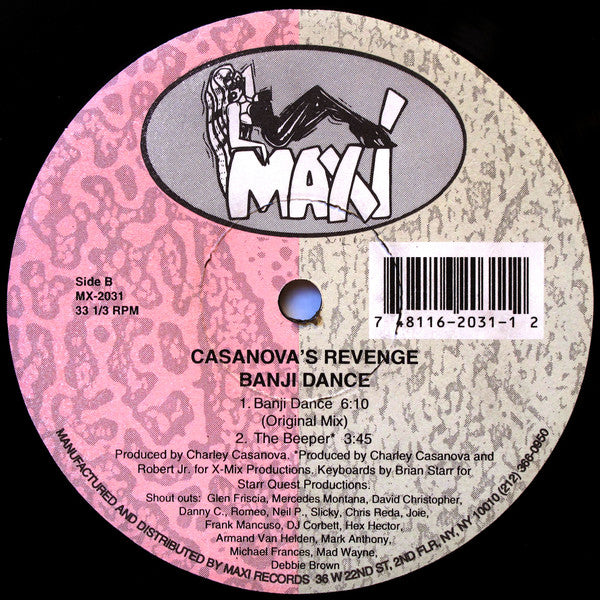 Casanova's Revenge : Banji Dance (12")