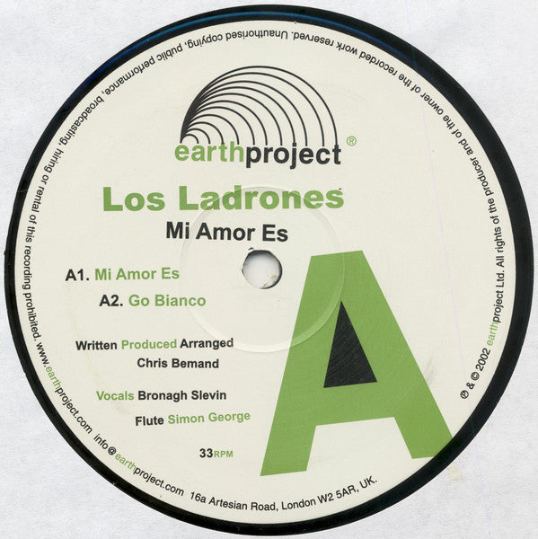 Los Ladrones : Mi Amor Es (12")