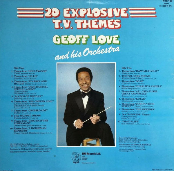 Geoff Love & His Orchestra : 20 Explosive T.V. Themes (LP)