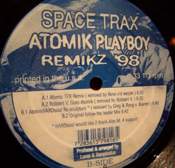 Space Trax : Atomik Playboy Remikz '98 (12", Ltd)