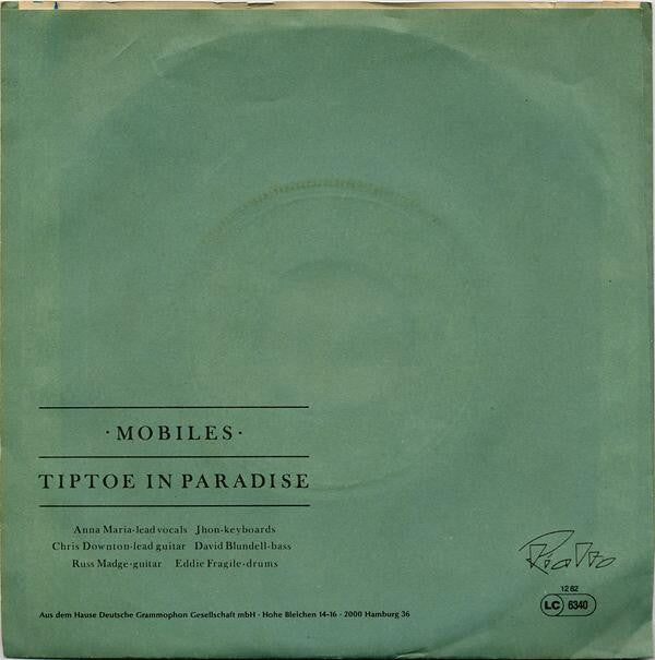 Mobiles : Drowning In Berlin (7", Single)