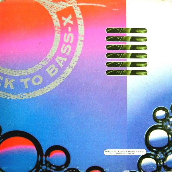 Various : Back To Bass-X Vinyl 1 (12", Comp)