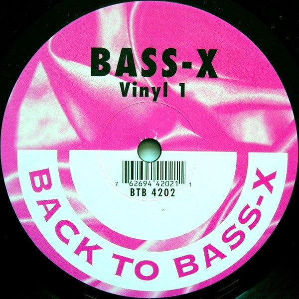 Various : Back To Bass-X Vinyl 1 (12", Comp)