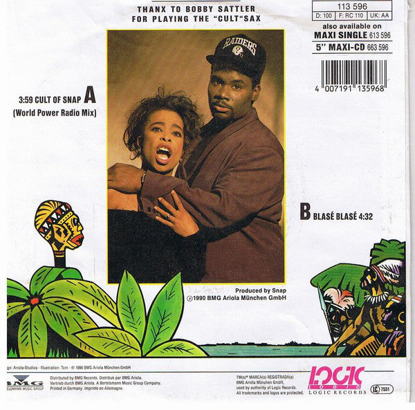 Snap! : Cult Of Snap (7", Single)