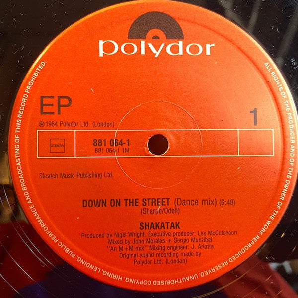 Shakatak : Down On The Street (Dance Mix) (12", EP)