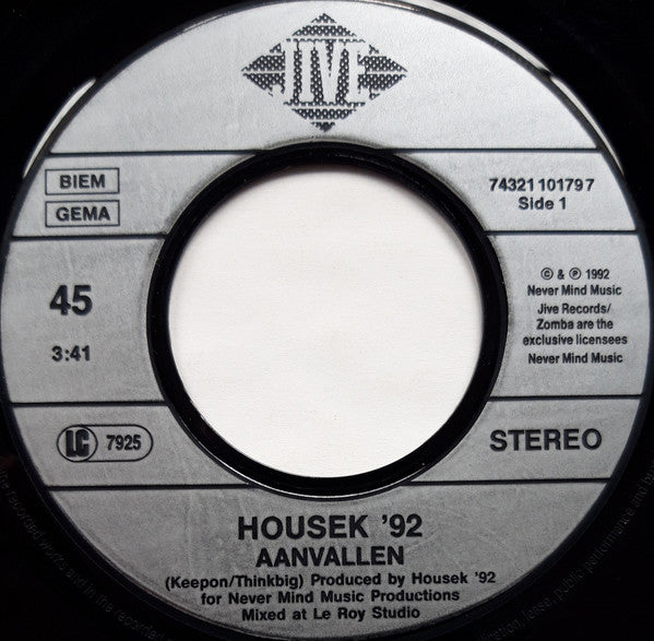 HousEK '92 : Aanvallen (7")