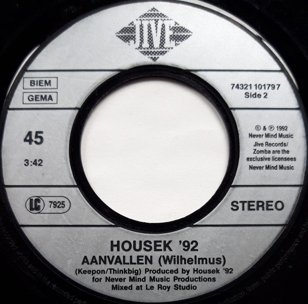 HousEK '92 : Aanvallen (7")