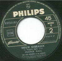 France Gall : Et Des Baisers (7", Single, Mono, Jukebox)